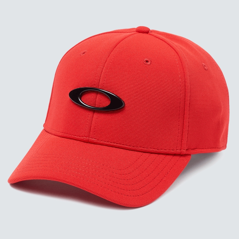 OAKLEY Men's Red Tincan Flex-Fit Stretch Hat